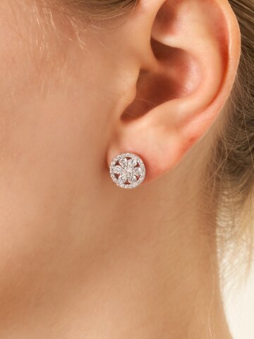 18K GF 샤인 플라워 귀걸이 GI8KPEE069
