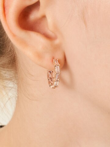 18K GF 테파 스톤  원터치 링 귀걸이 GI8KPEE080
