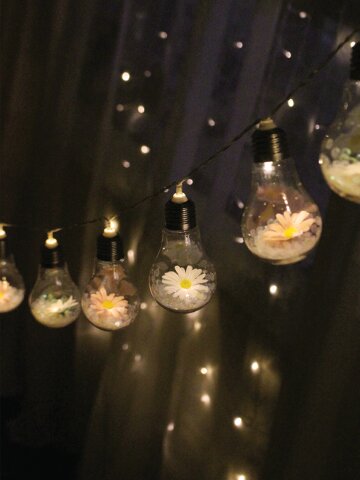 헬로 데이지 가랜드 LED 무드등 + 리모컨