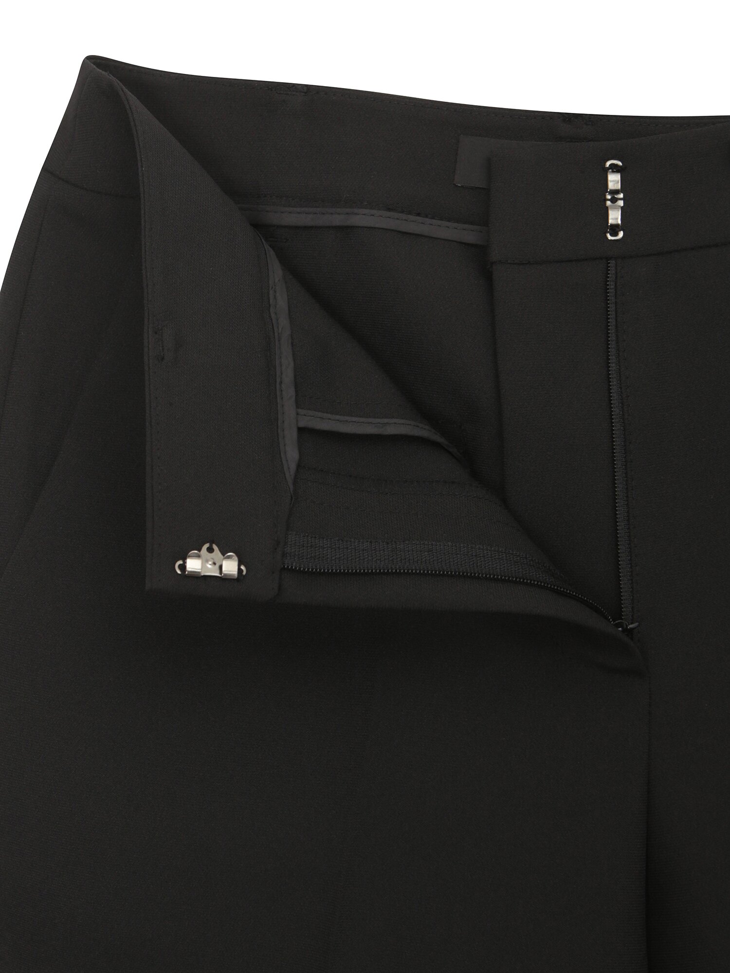 버튼 포인트 부츠컷 슬랙스 팬츠 (BLACK)
