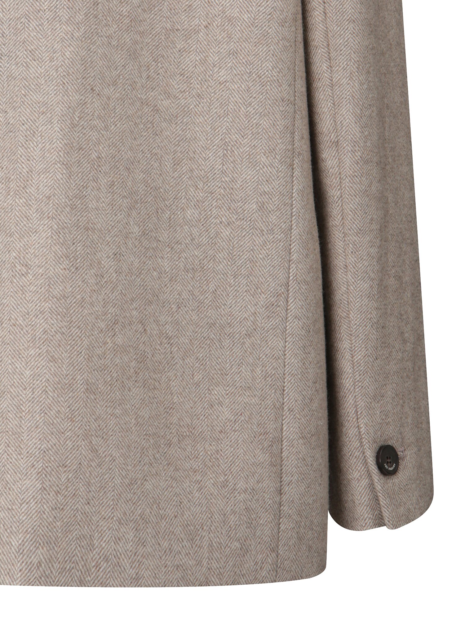 울 블렌드 헤링본 투 버튼 재킷 (BEIGE)