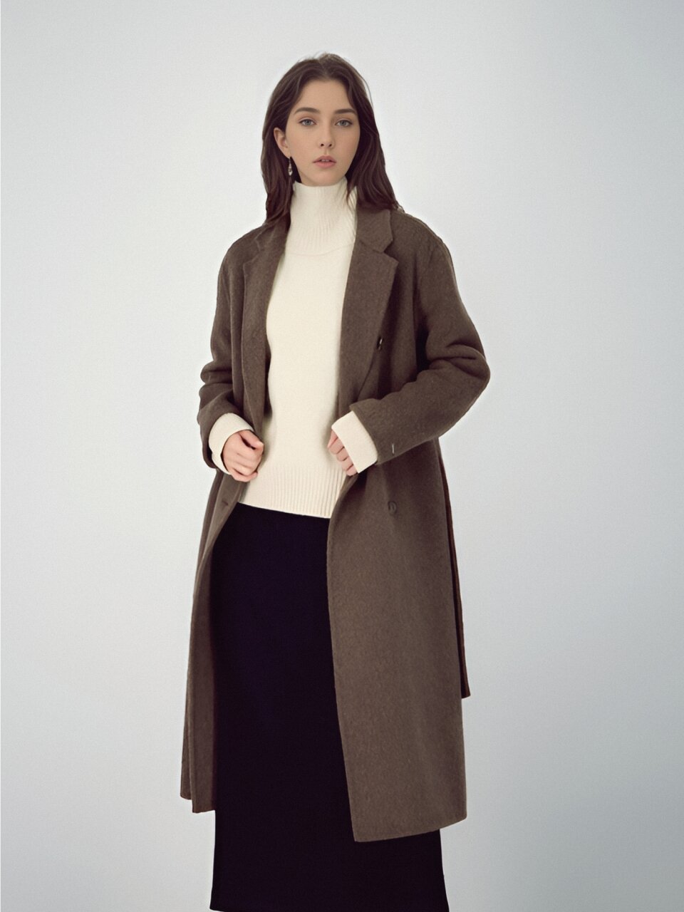Wool Turtle Neck Knit _Oatmeal