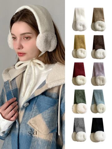 Fleece Knit Earmuff (10colors)