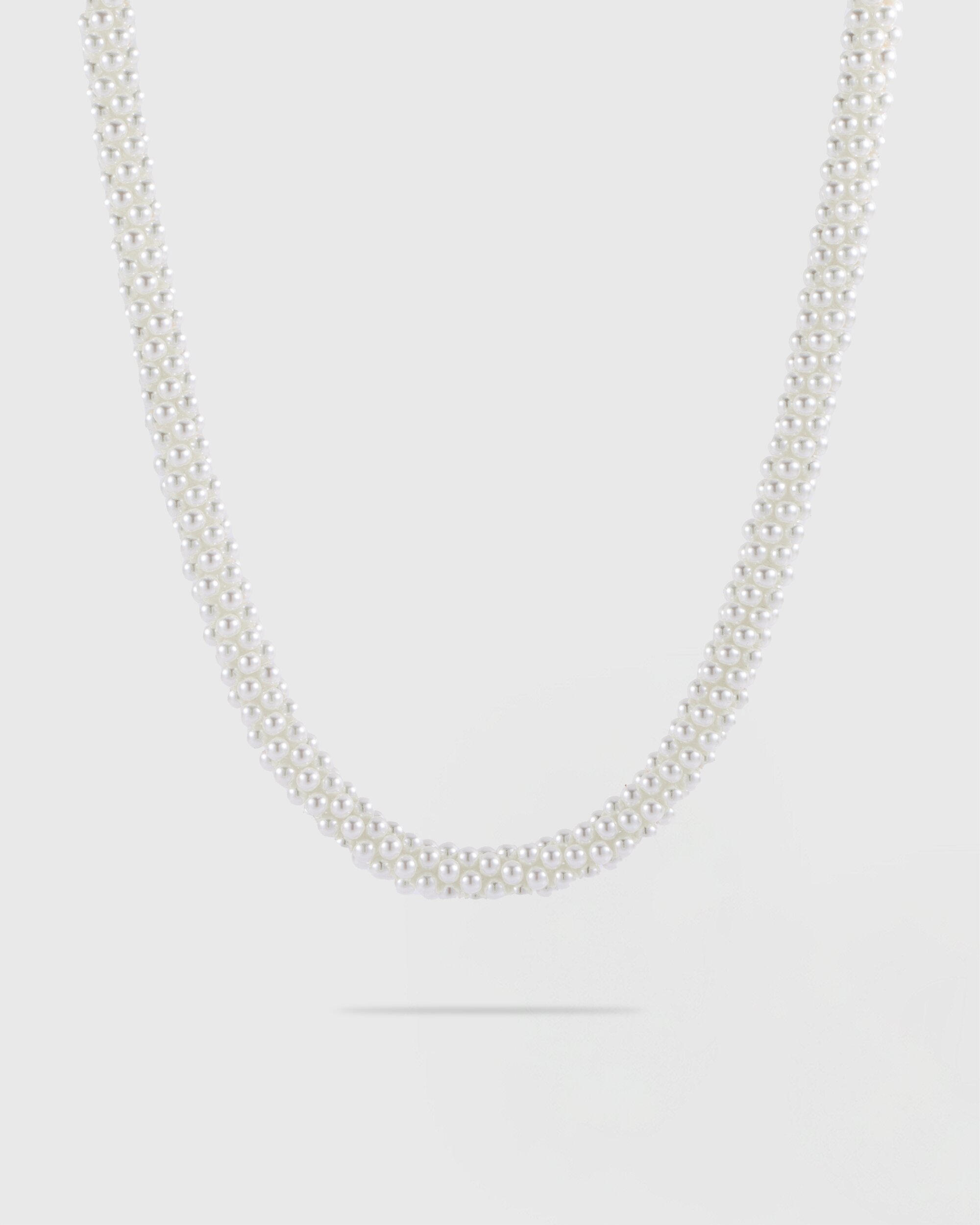 [컨젠] Braided Pearl Necklace 브레이디드 펄 네크리스