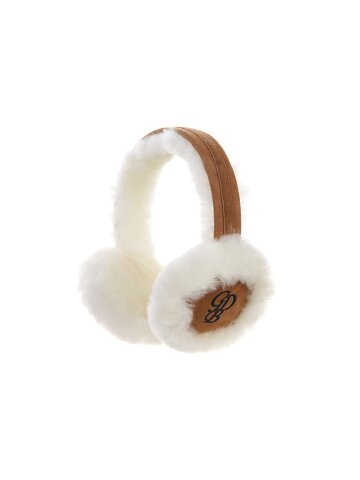 SHEARLING EARMUFFS [CAMEL]