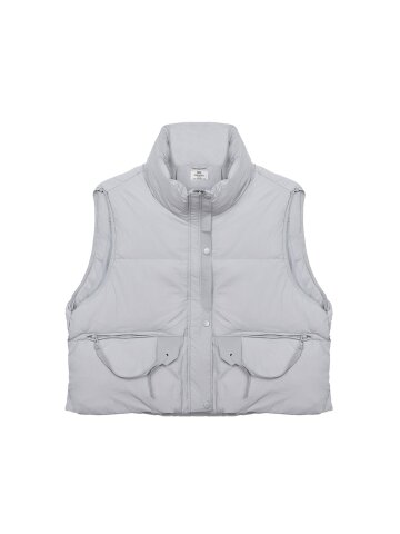 Zeke down Padding Vest [Gray]