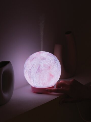 벚꽃향 로맨틱 핑크문 미스트 무드등