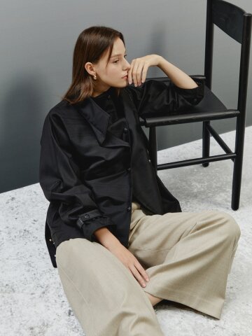 모던 바이브 벨티드 트렌치 