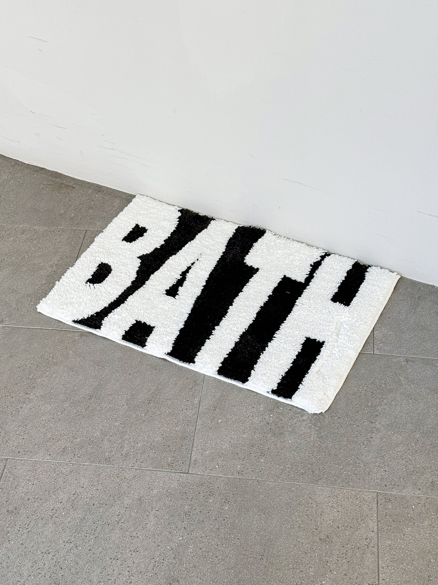 BATH 스트라이프 욕실 화장실 현관 미끄럼방지 발매트 40x60