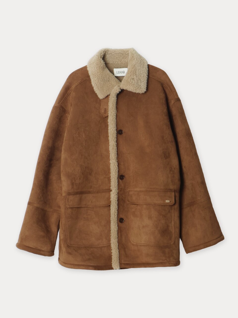 [메종르하르] 로티 스웨이드 무스탕 코트 1color