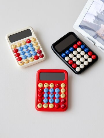 통통 컬러 팝업 사무용 휴대용 미니 귀여운 계산기