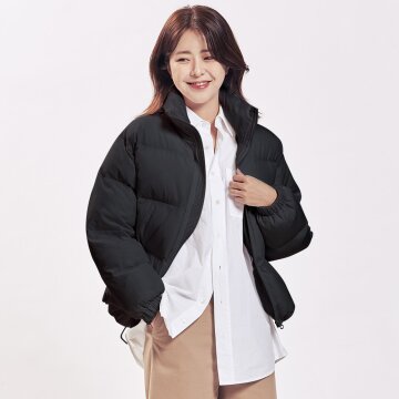 PWX S424-2782-1GR 여성 남성 공용 푸퍼 웰론 패딩아우터 블랙