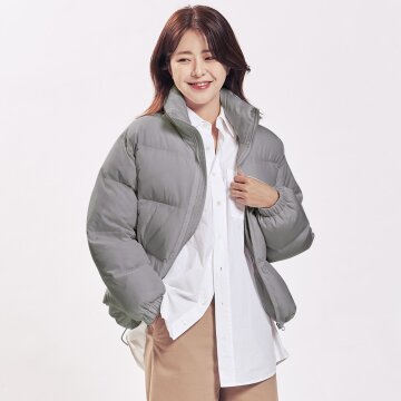 PWX S424-2782-1GR 여성 남성 공용 푸퍼 웰론 패딩아우터 그레이