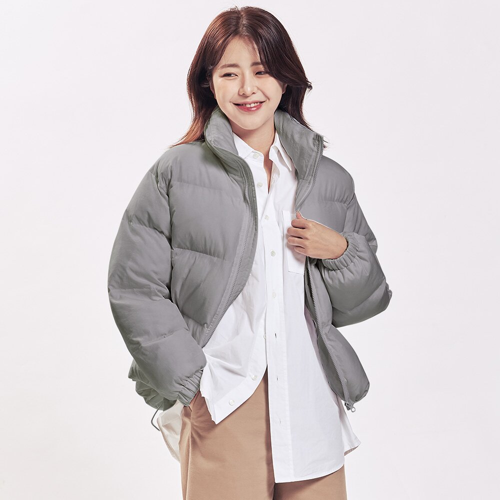 PWX S424-2782-1GR 여성 남성 공용 푸퍼 웰론 패딩아우터 그레이