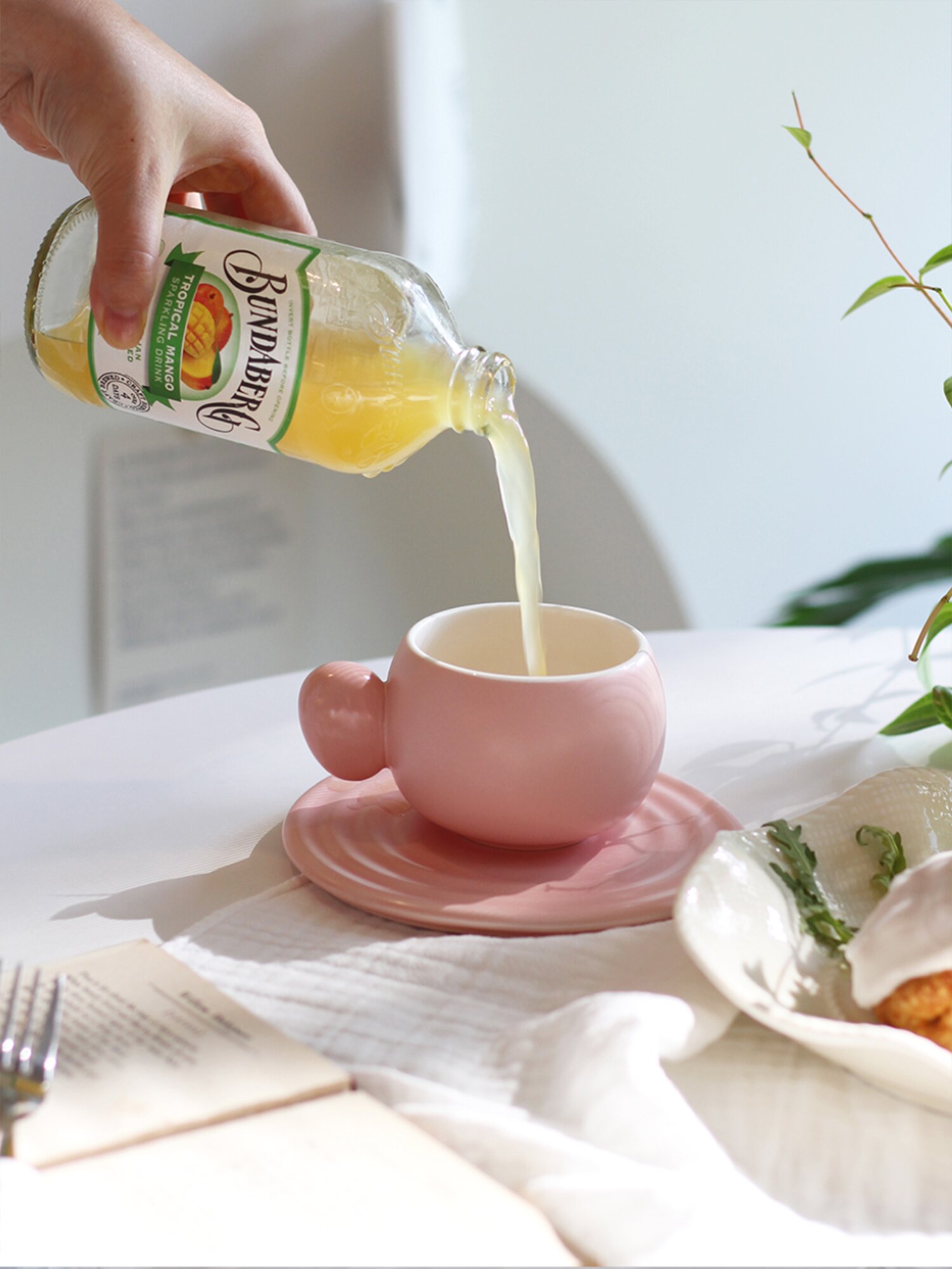 파스텔 봉봉 컵+커피잔 세트 3컬러