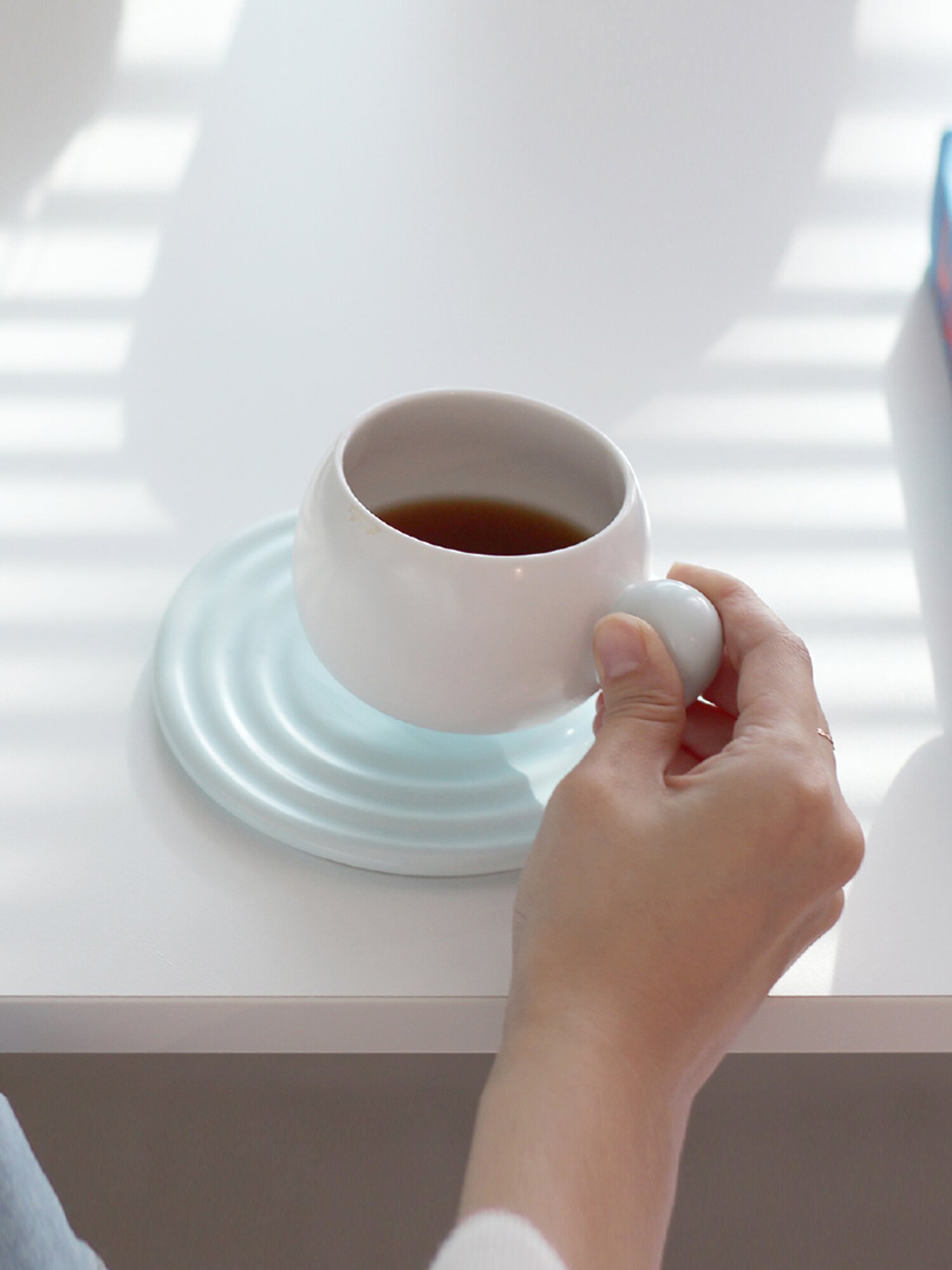 파스텔 봉봉 컵+커피잔 세트 3컬러