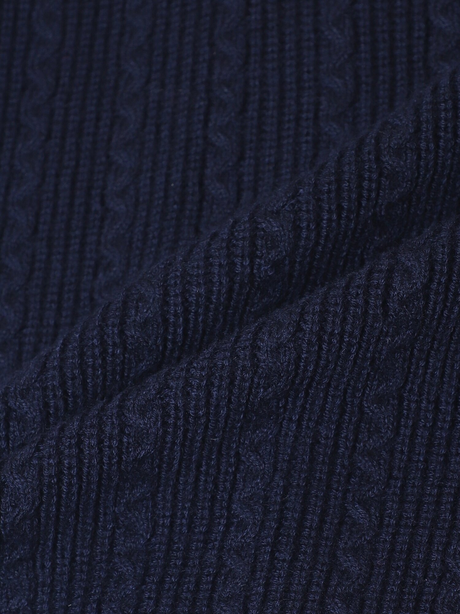 데님 칼라 니트 가디건 (NAVY)