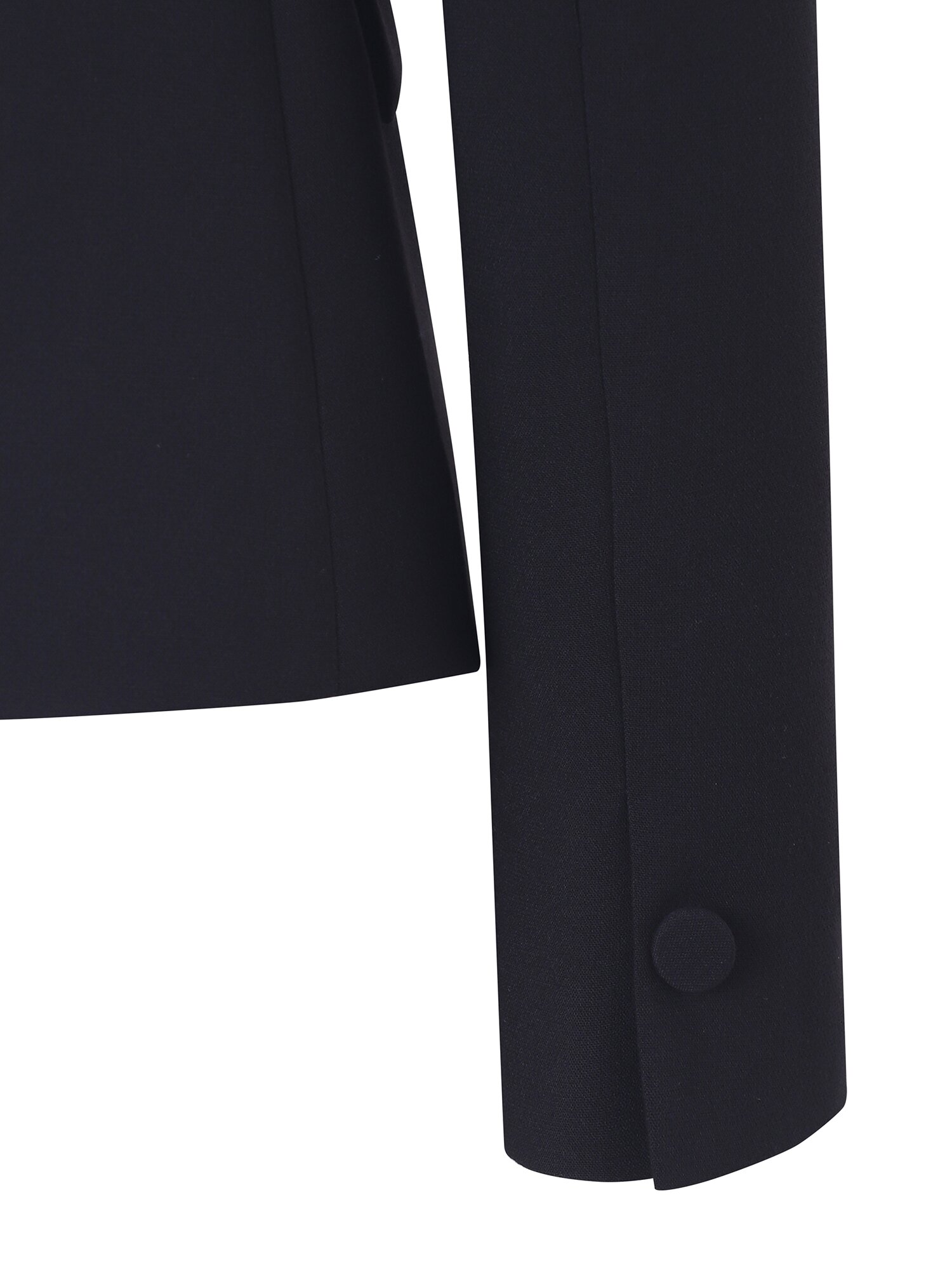에센셜 테일러드 크롭 셋업 재킷 (BLACK)