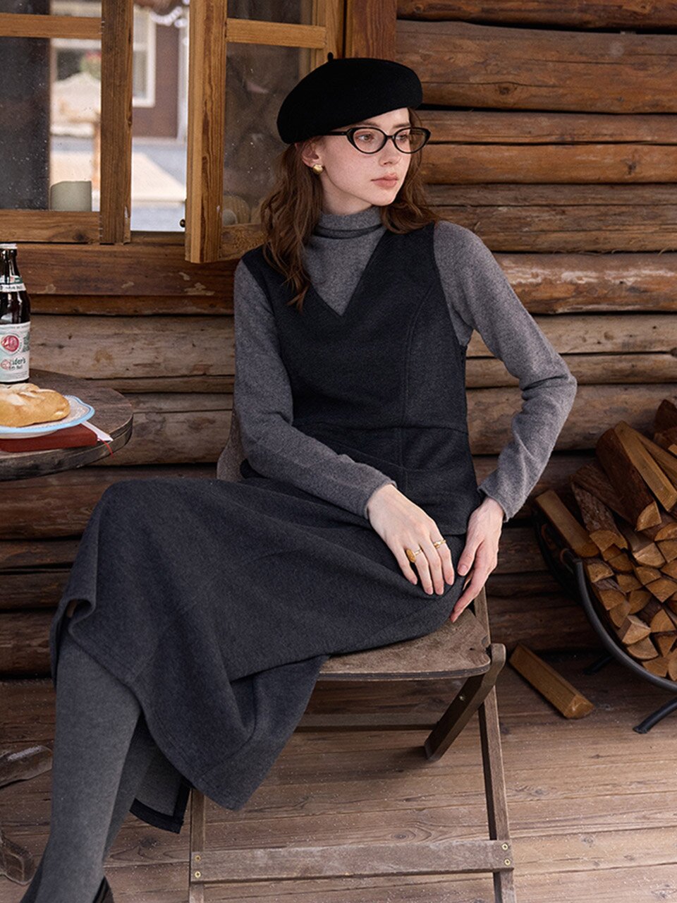 SR_Acetate two vest dress