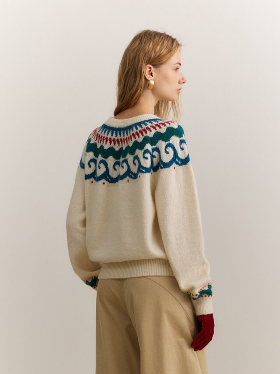 YY_Fair isle vintage knit