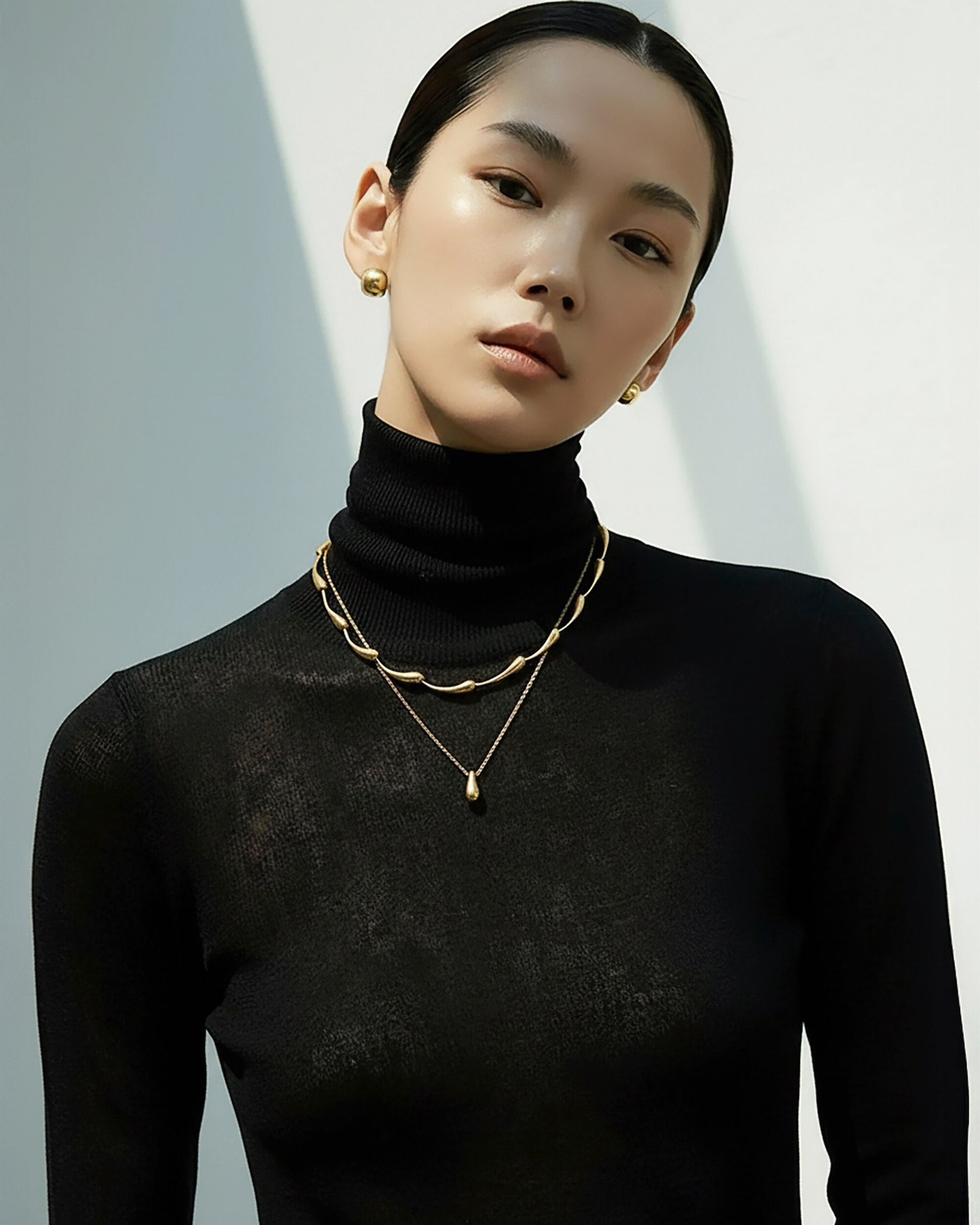 [컨젠] Fluid Orb Necklace 플루이드 오브 네크리스
