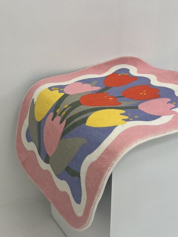 튤립스퀘어 발매트 미니러그