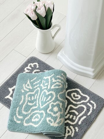 드로잉 자카드 발매트