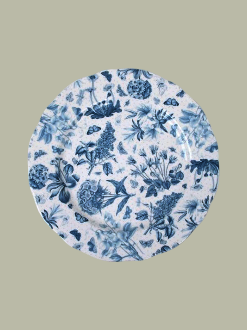 [포트메리온]보타닉 블루 라운드 디쉬 32cm 1p