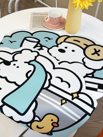 테디 강아지 규조토 발매트