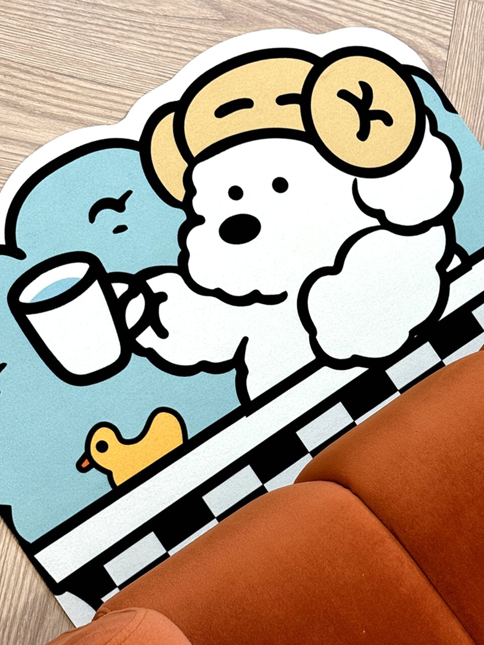 테디 강아지 규조토 발매트