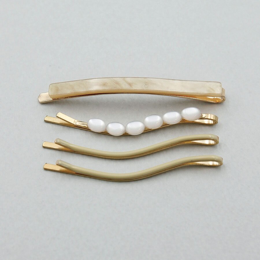 제이로렌 멀멀 베이지 실핀 4pcs 세트 H01497