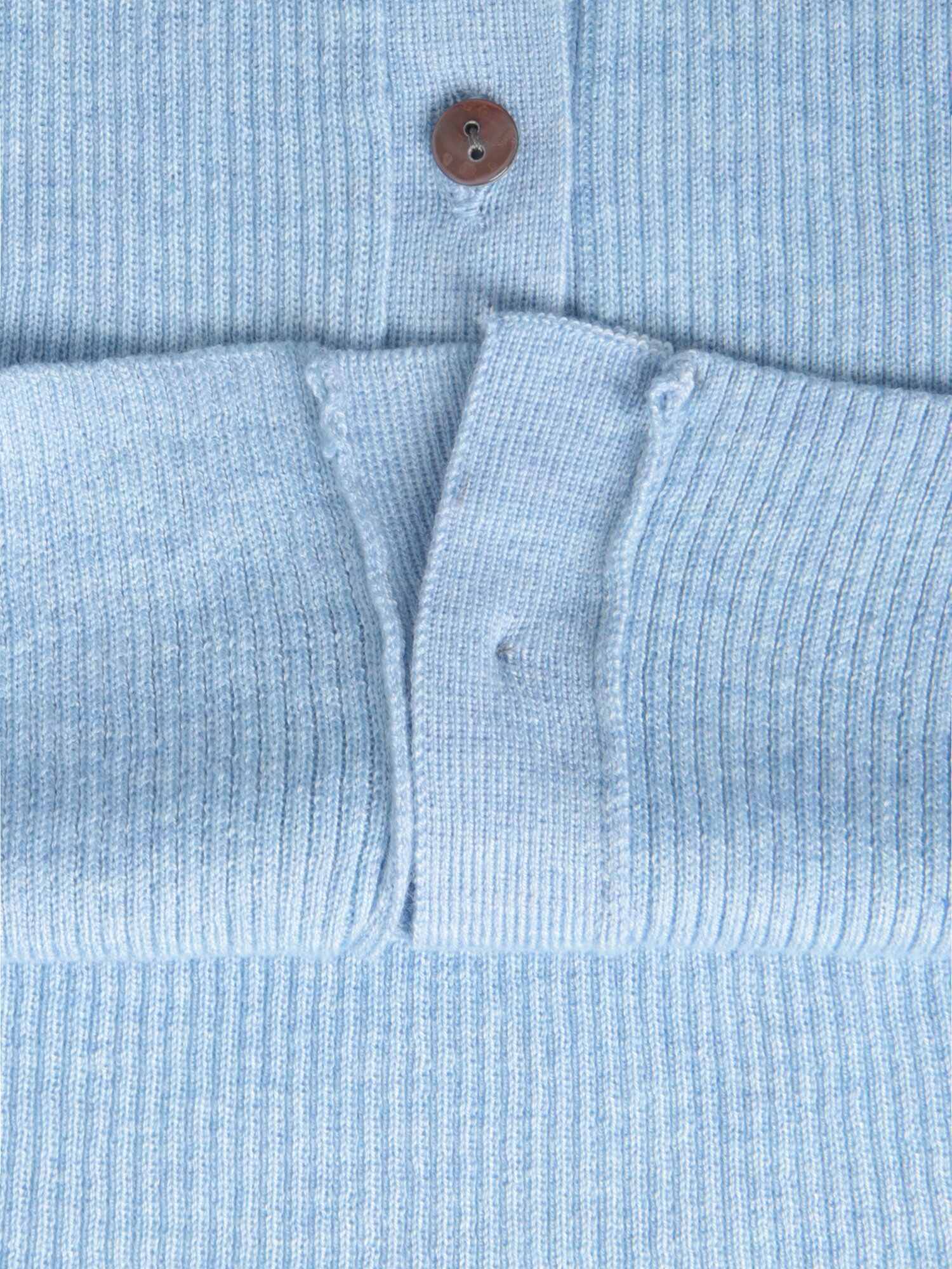 울 블렌드 셔츠 레이어드 가디건 (LIGHT BLUE)