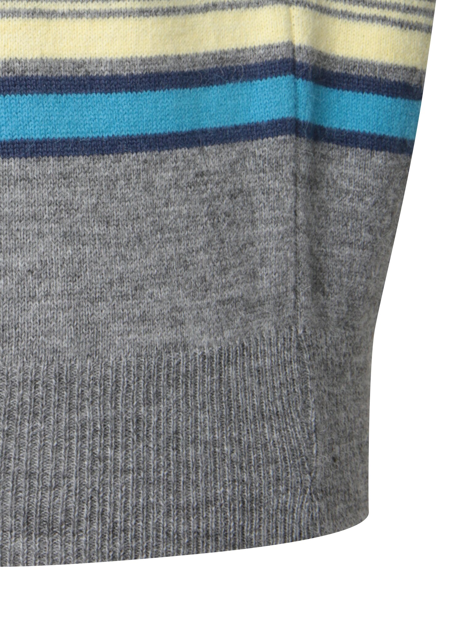스트라이프 라운드넥 가디건 (STRIPE GREY)