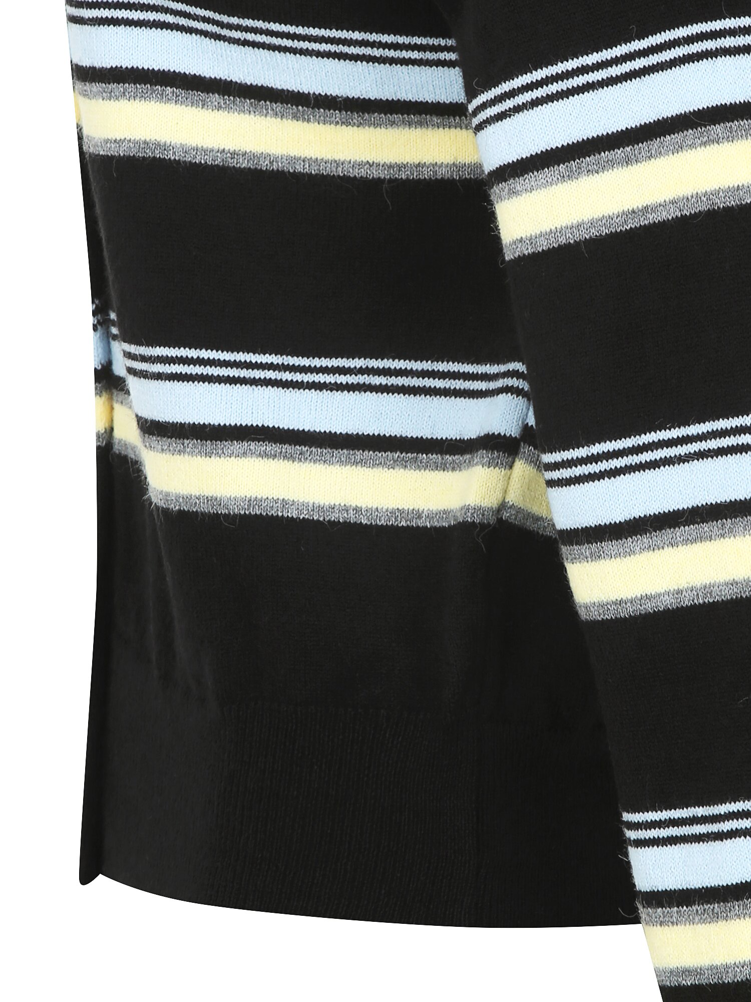 스트라이프 라운드넥 가디건 (STRIPE BLACK)