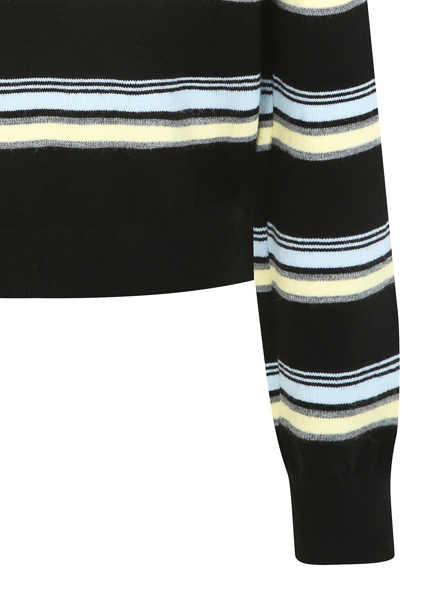 스트라이프 라운드넥 가디건 (STRIPE BLACK)