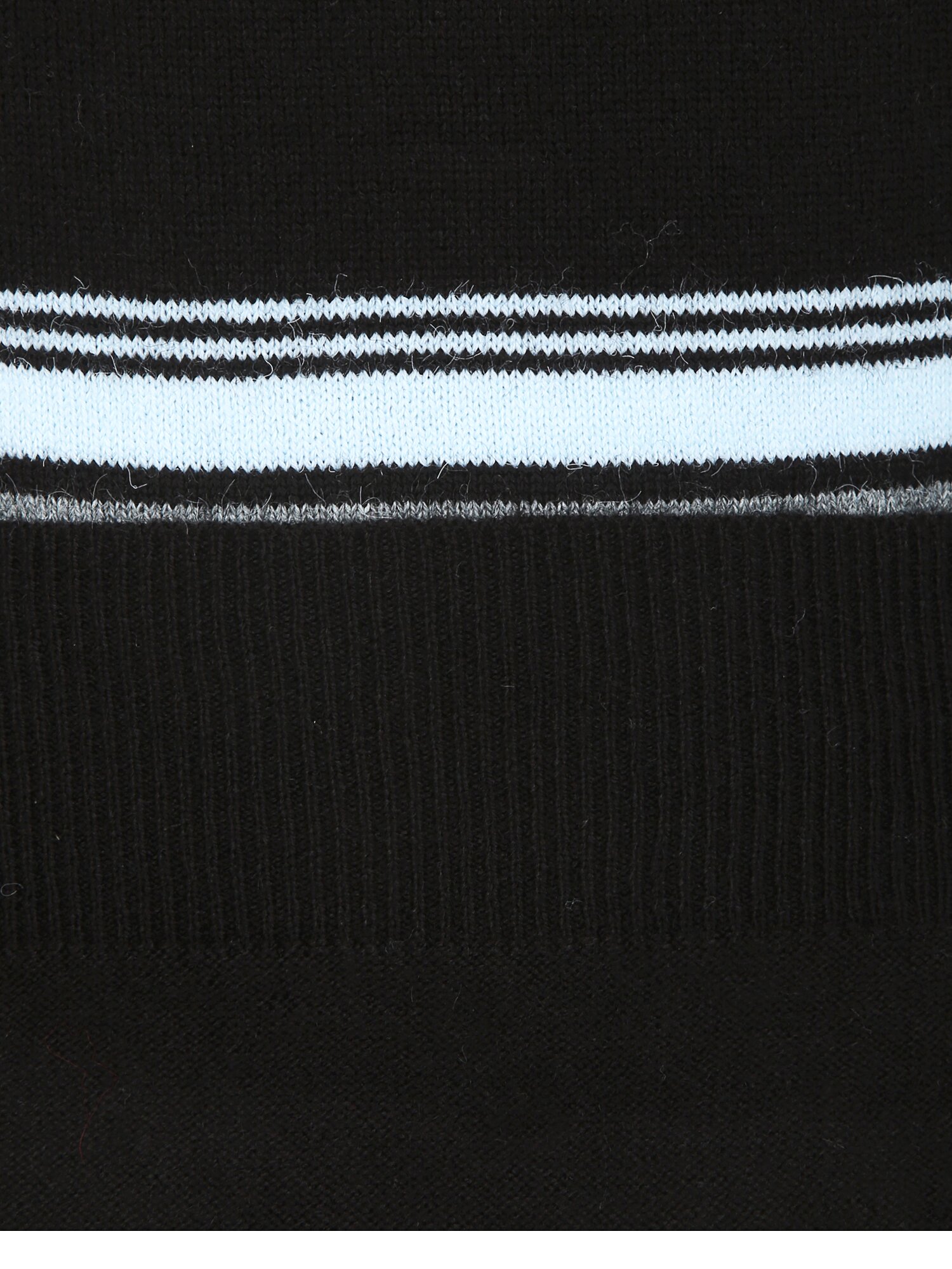 스트라이프 라운드넥 가디건 (STRIPE BLACK)
