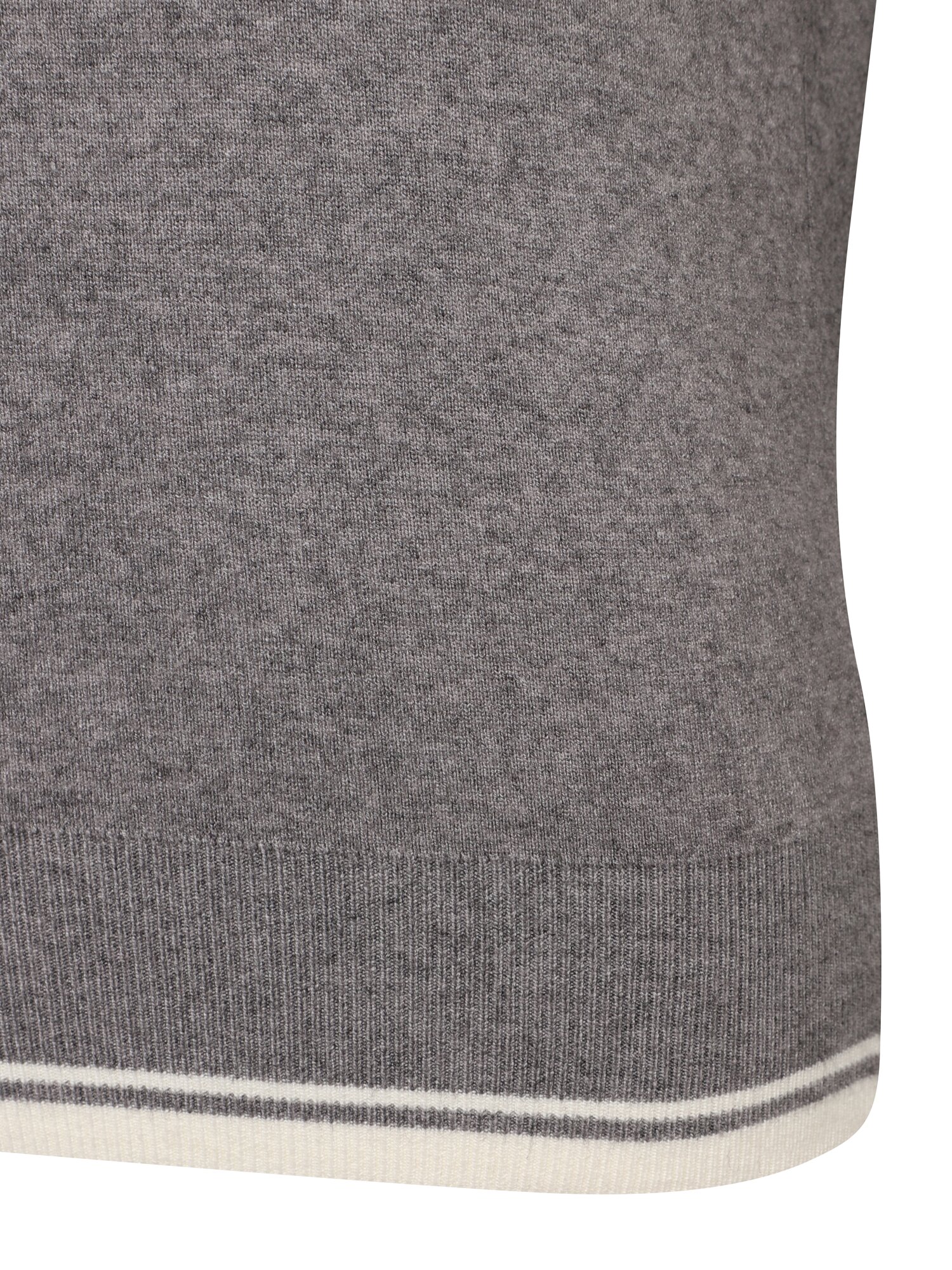 칼라 레이어드 풀오버 니트 (GREY)