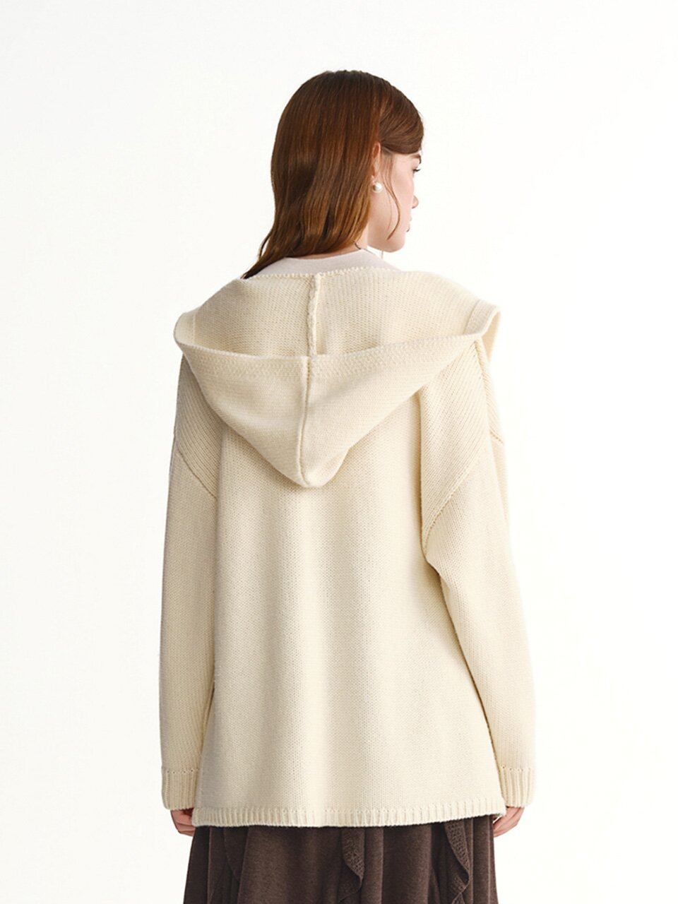 AR_Minimal hooded cardigan_2color