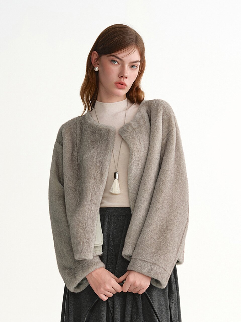 AR_Soft faux fur jacket