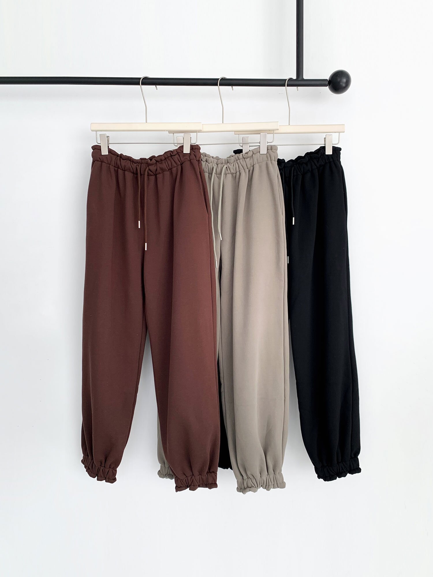 베이직 기모 조거 팬츠 (3colors)