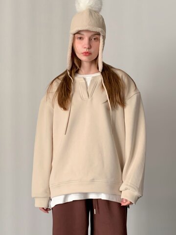 베이직 레이어 라운드 맨투맨 (3colors)