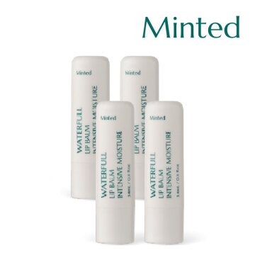 [민티드] 워터풀 모이스쳐 립밤 4ea