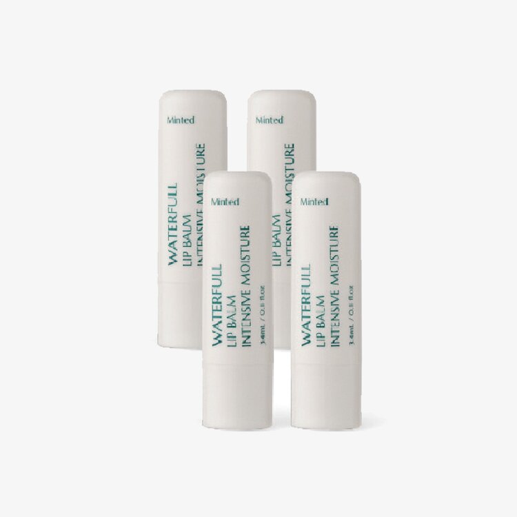 [민티드] 워터풀 모이스쳐 립밤 4ea
