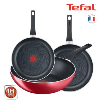 테팔 팬&냄비 IH 인덕션 스타트앤쿡 3종세트 (프라이팬 24cm + 28cm + 볶음팬 28cm)