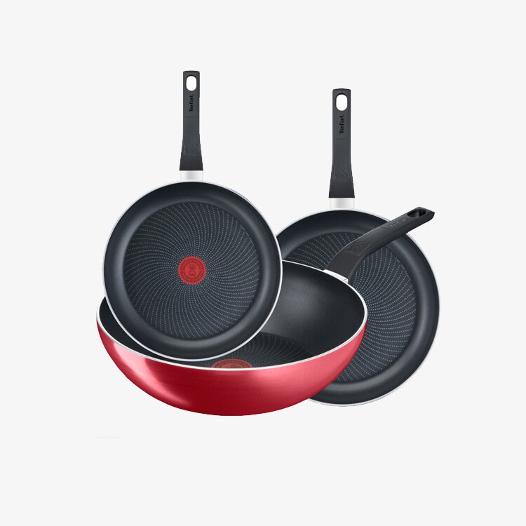 테팔 팬&냄비 IH 인덕션 스타트앤쿡 3종세트 (프라이팬 24cm + 28cm + 볶음팬 28cm)