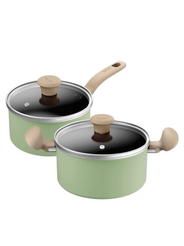 테팔 인덕션 티타늄 루아 냄비 2종 세트 (편수냄비 18cm + 양수냄비 20cm)