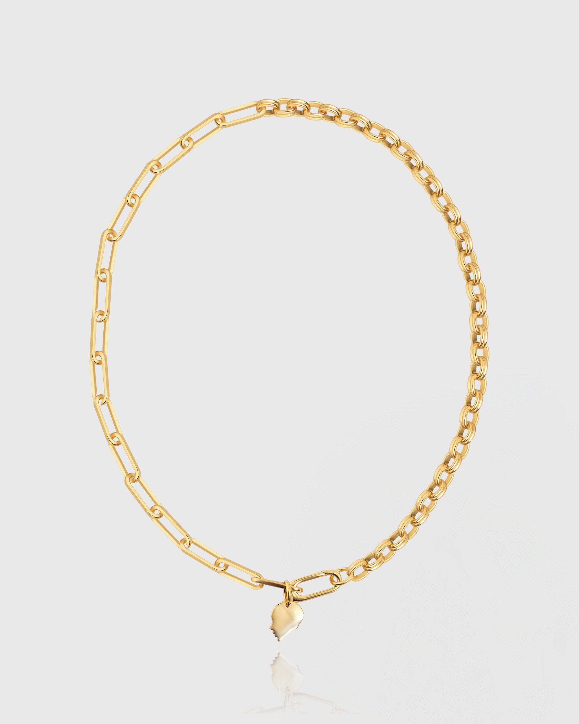 [컨젠] Linked Balance Necklace 링크드 밸런스 네크리스
