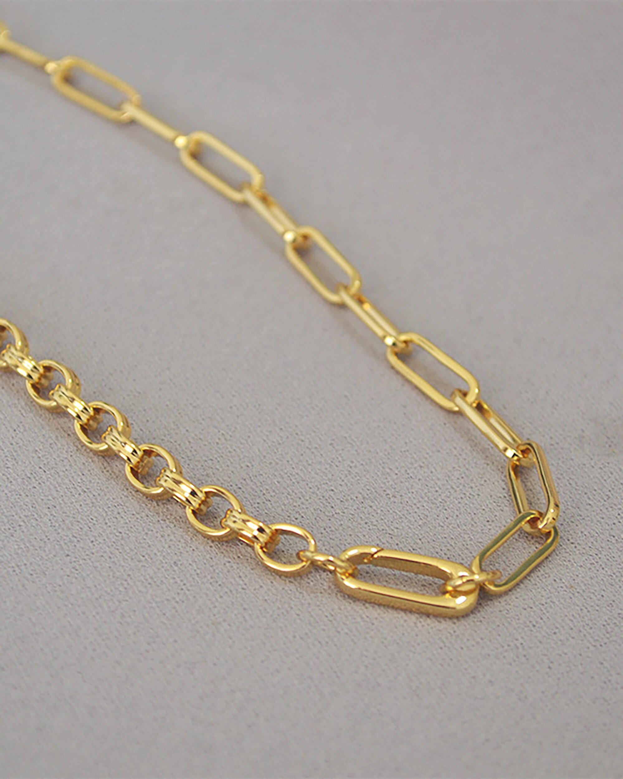 [컨젠] Linked Balance Necklace 링크드 밸런스 네크리스
