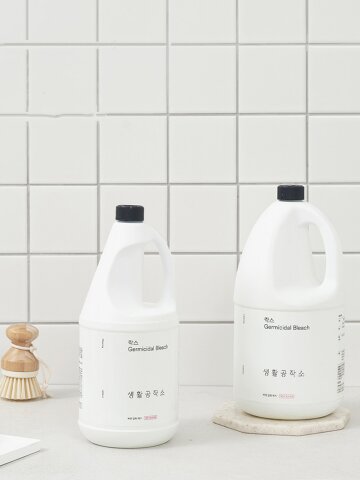 1+1 생활공작소 화장실 청소 살균 소독제 락스 1.85L, 3L 택