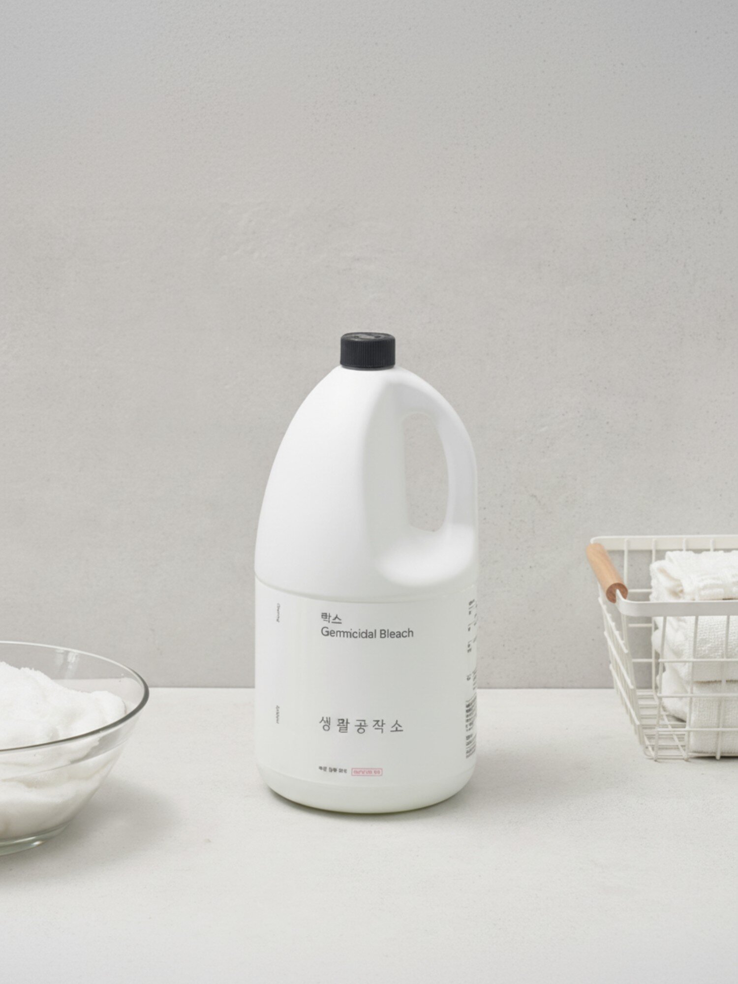 1+1 생활공작소 화장실 청소 살균 소독제 락스 1.85L, 3L 택